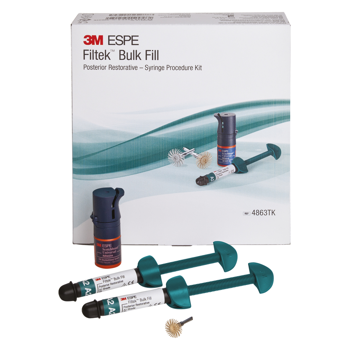 3M ESPE Filtek One Bulk Fill Posterior Capsules - A2 Shade - 20/Pack - 4867A2