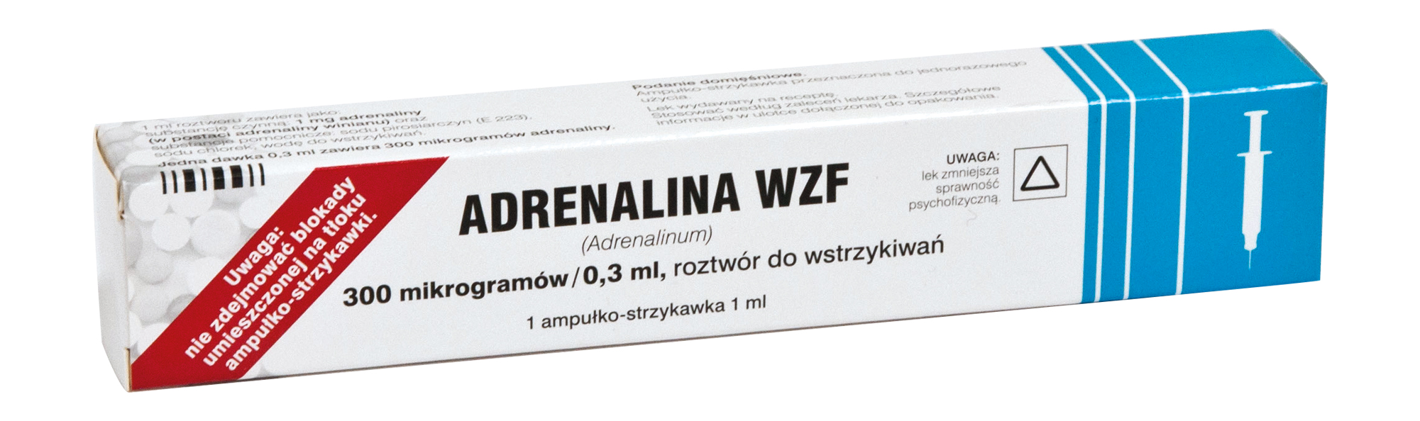 ADRENALINA 0,1 ampułkostrzykawka • Marrodent dystrybutor stomatologiczny